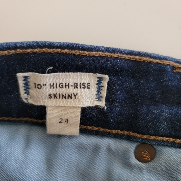 Madewell High Rise 10" Skinny Jeans - Picture 9 of 10